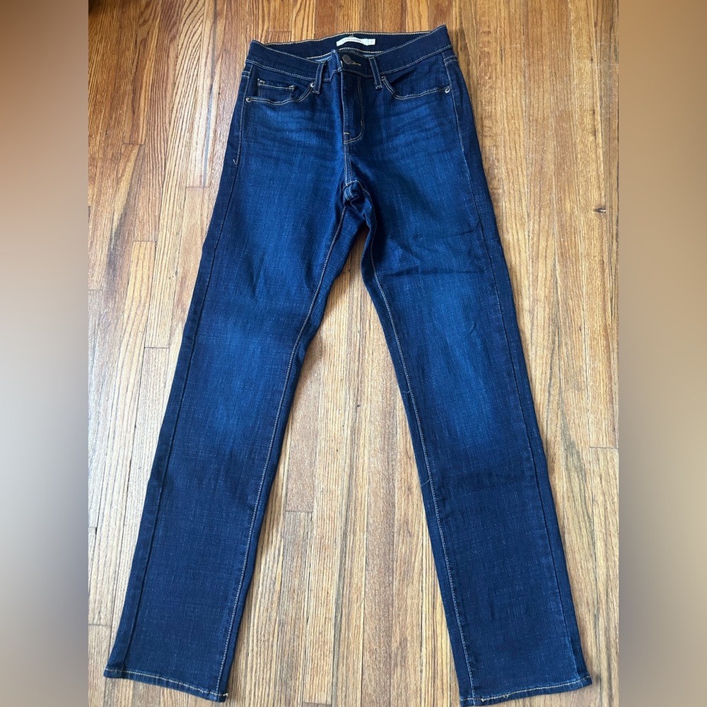 Levi's Blue Classic Straight Leg Jeans